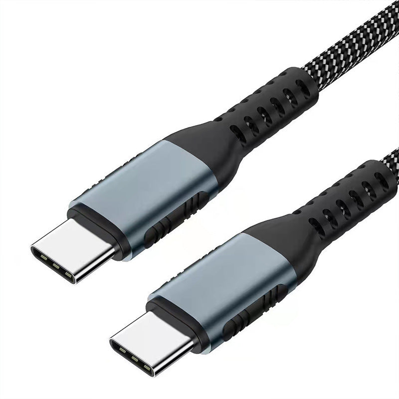 PD Fast Charge 100W Data Cable Braided C-C For Mobile Phone Super Fast Charge PD Fast Charge 100W Data Cable Braided C-C For Mobile Phone Super Fast Charge